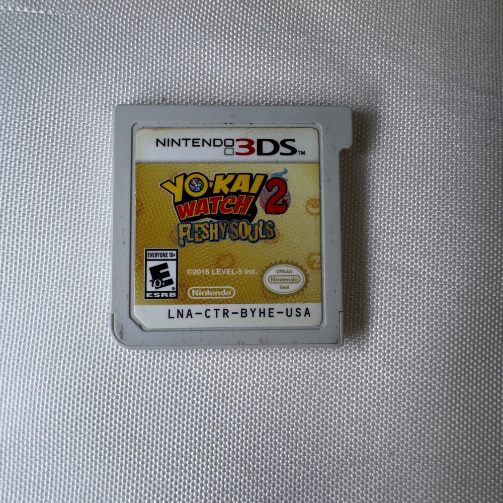 Nintendo 3DS Yo-Kai Watch 2 Fleshy Souls Game Cartridge LNA-CTR-BYHE-USA